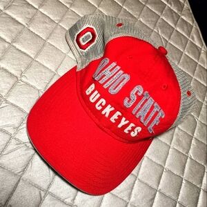 NEW Ohio State OSU Buckeyes Colosseum Snapback Mesh Cap Trucker Hat Adult OSFM